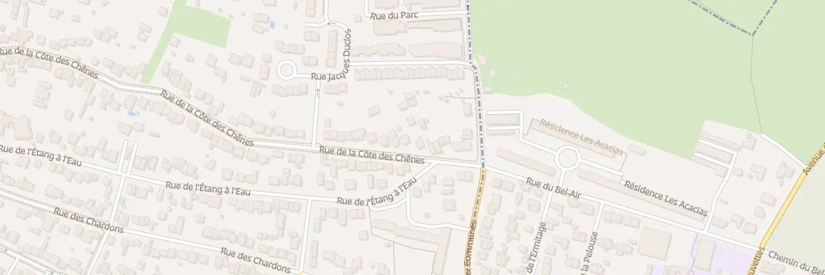 Plan du 143 Rue de la Côte des Chênes à Rosny-sous-Bois