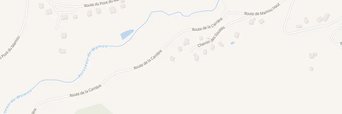 Plan du 6150 Mamou Bas à Giou-de-Mamou