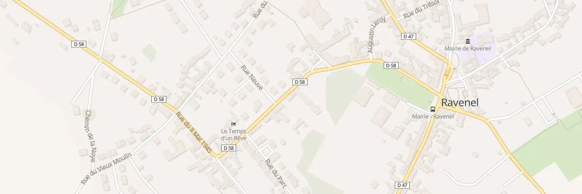 Plan du 2F Rue du Château à Ravenel