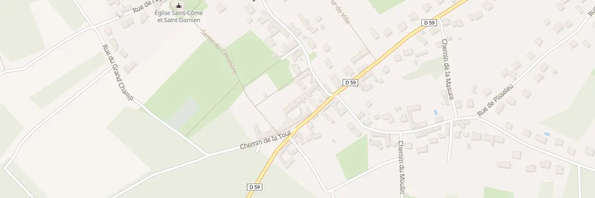 Plan du 8 Rue de Léguillon à Rosoy
