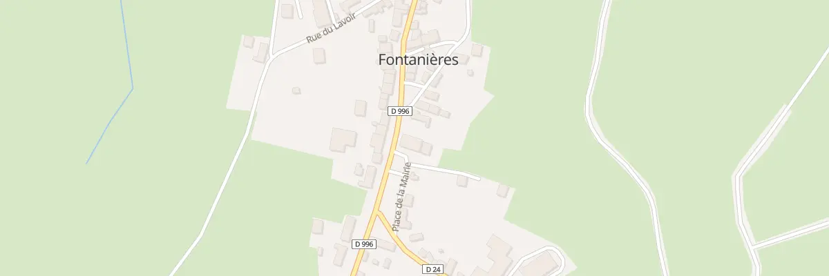 Plan du 4 Pl de la Mairie à Fontanières