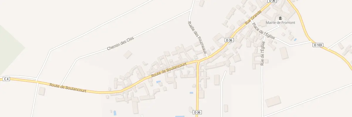 Plan du 6 Rte de Boulancourt à Fromont