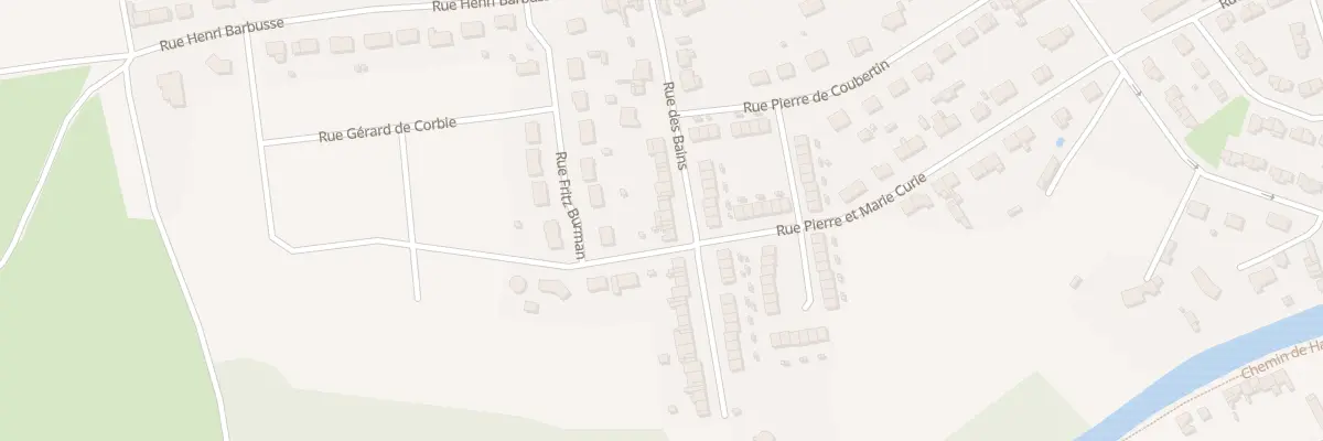 Plan du 14 Rue des Bains à Corbie
