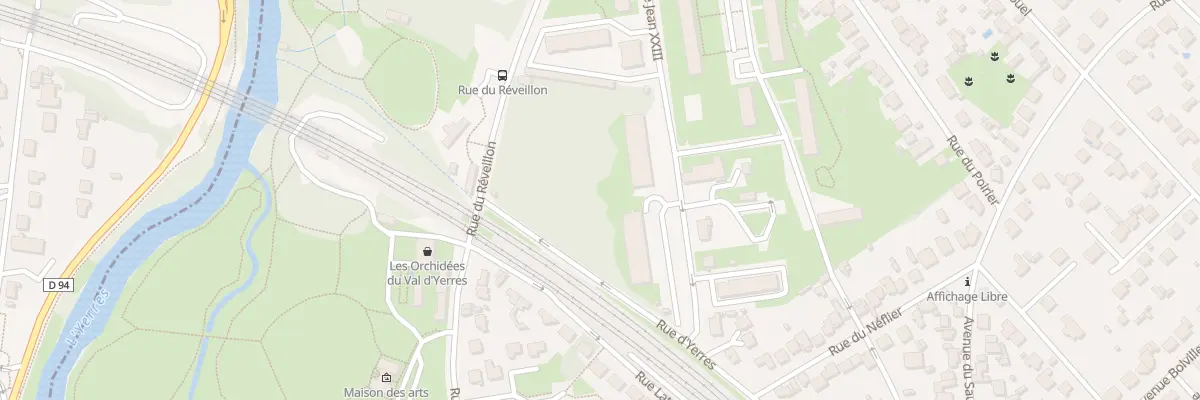Plan du 9 Rue Jean XXIII à Brunoy