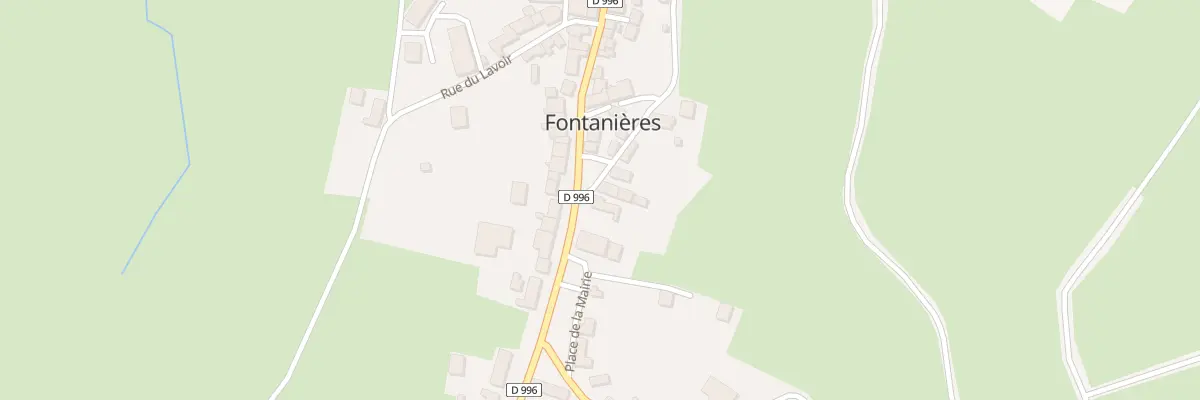 Plan du 1 Pl de la Bascule à Fontanières