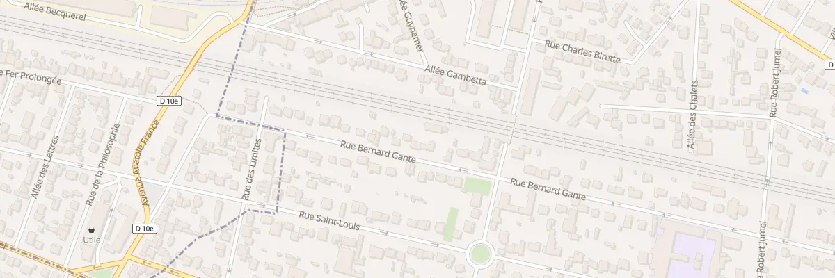 Plan du 120 Rue Bernard Gante à Villemomble