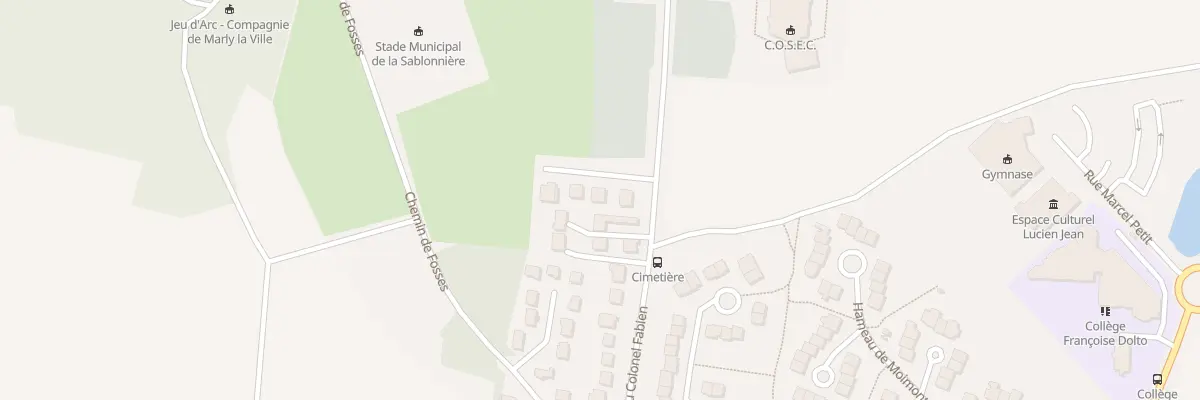 Plan du 121A Rue du Colonel Fabien à Marly-la-Ville