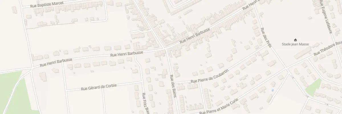 Plan du 73 Rue Henri Barbusse à Corbie