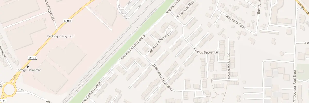 Plan du 8 Sq de Port-Bou à Louvres