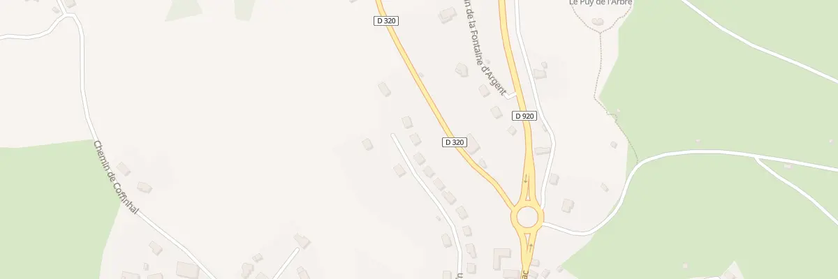 Plan du 20 Rue du Fradin à Montsalvy