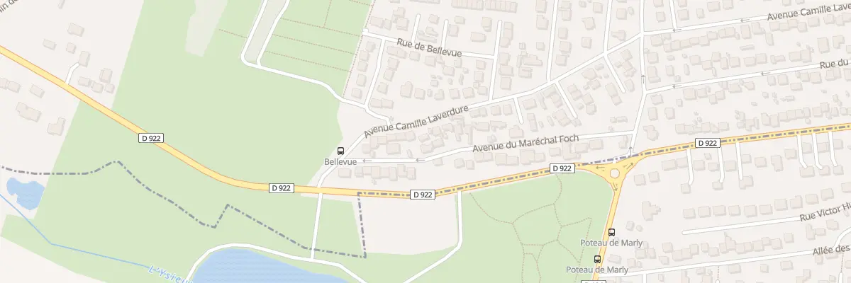 Plan du 26 Rue du Marechal Foch à Fosses