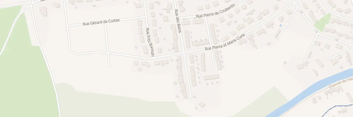 Plan du 18 Rue des Bains à Corbie