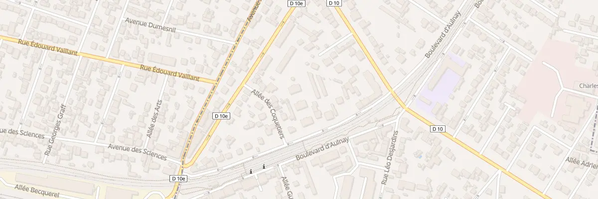 Plan du 35 Bd d’Aulnay à Villemomble