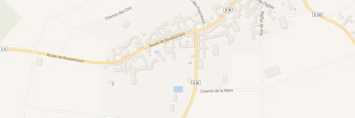 Plan du 5 Rte de Boulancourt à Fromont