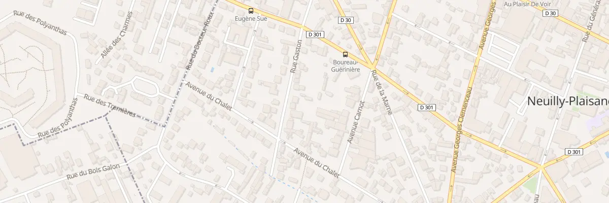 Plan du 11 Rue Gaston à Neuilly-Plaisance