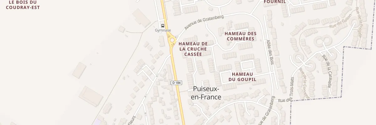 Plan du 40 Hameau de la Cruche Cassée à Puiseux-en-France
