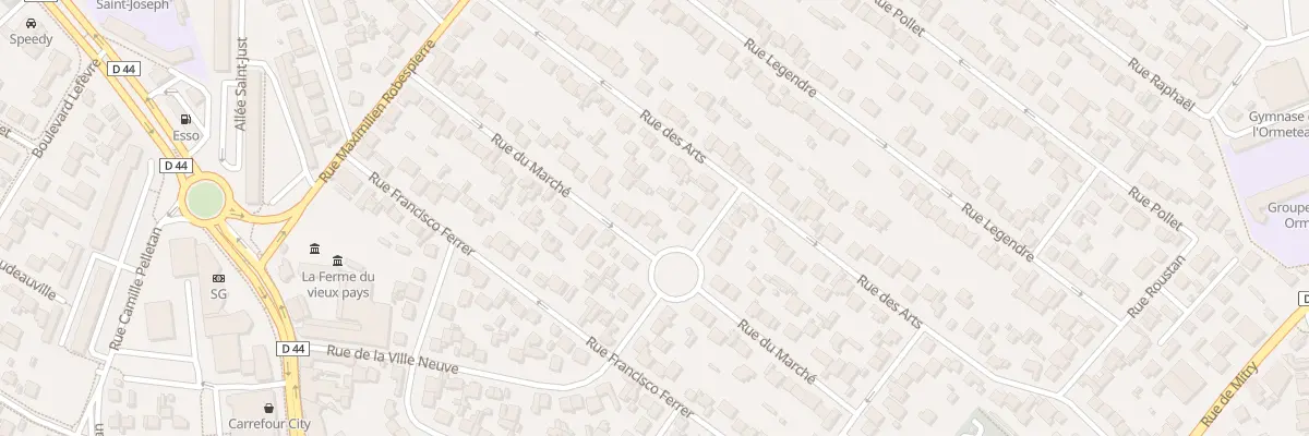 Plan du 35 Rue du Marché à Aulnay-sous-Bois