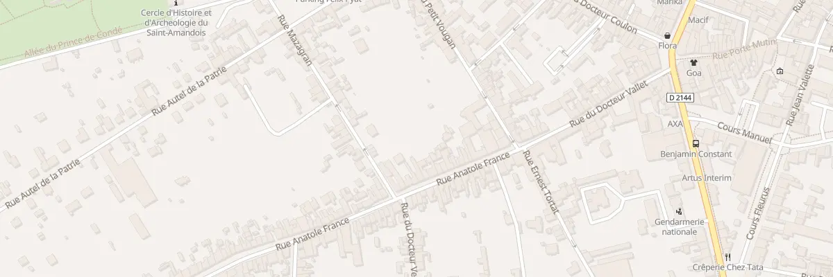 Plan du 24 Rue Anatole France à Saint-Amand-Montrond