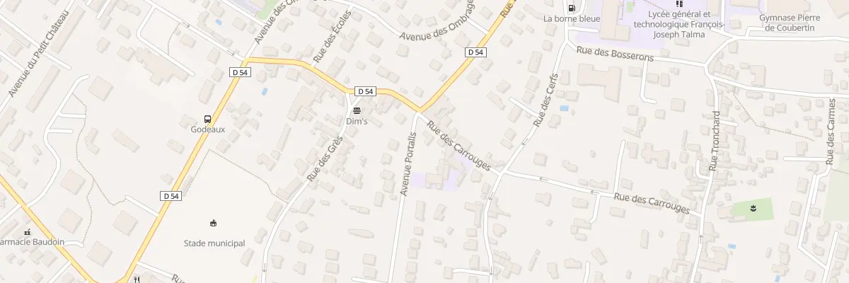 Plan du 1 Av Portalis à Brunoy