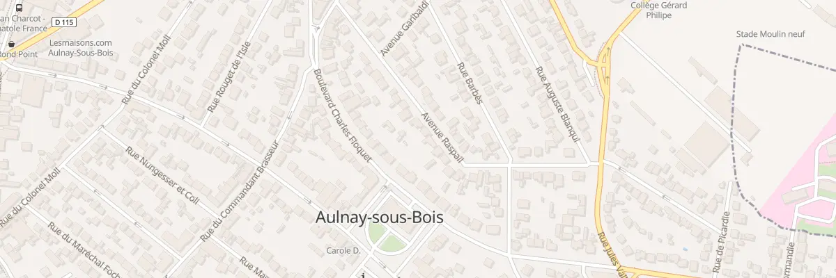 Plan du 31 Av Raspail à Aulnay-sous-Bois
