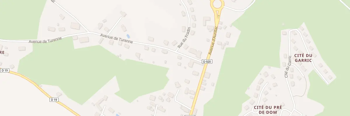 Plan du 1 Av de Turenne à Montsalvy