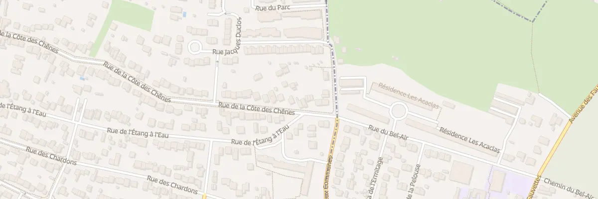 Plan du 147 Rue de la Côte des Chênes à Rosny-sous-Bois