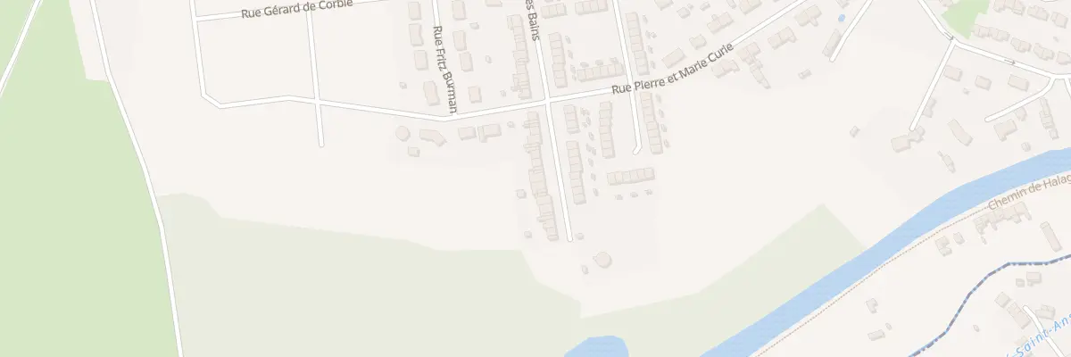 Plan du 28 Rue des Bains à Corbie