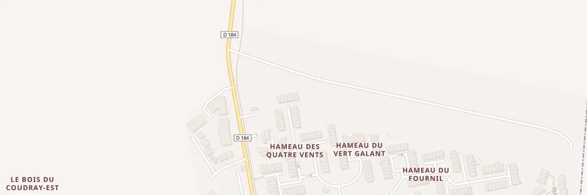Plan du 52 Hameau des Quatre Vents à Puiseux-en-France
