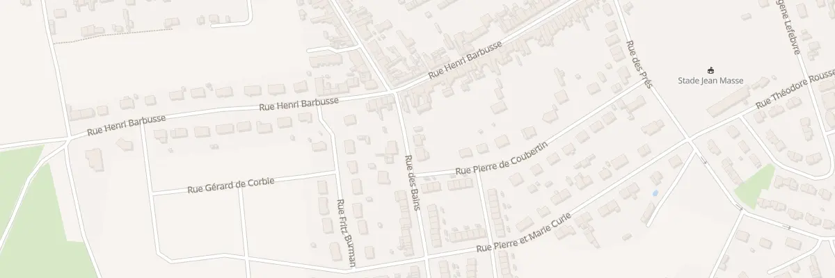 Plan du 1 Rue des Bains à Corbie