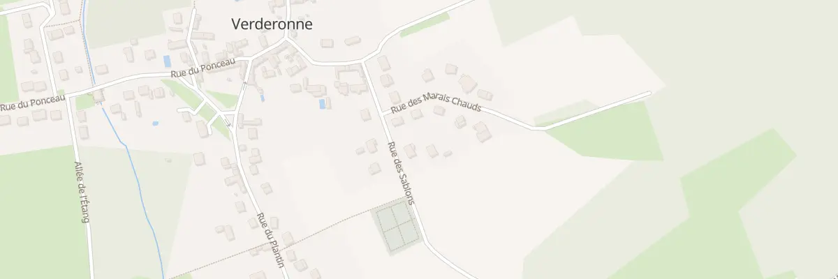 Plan du 13 Rue des Sablons à Verderonne