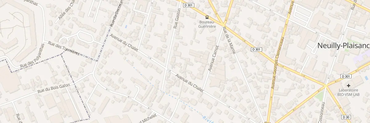 Plan du 17 Rue Gaston à Neuilly-Plaisance