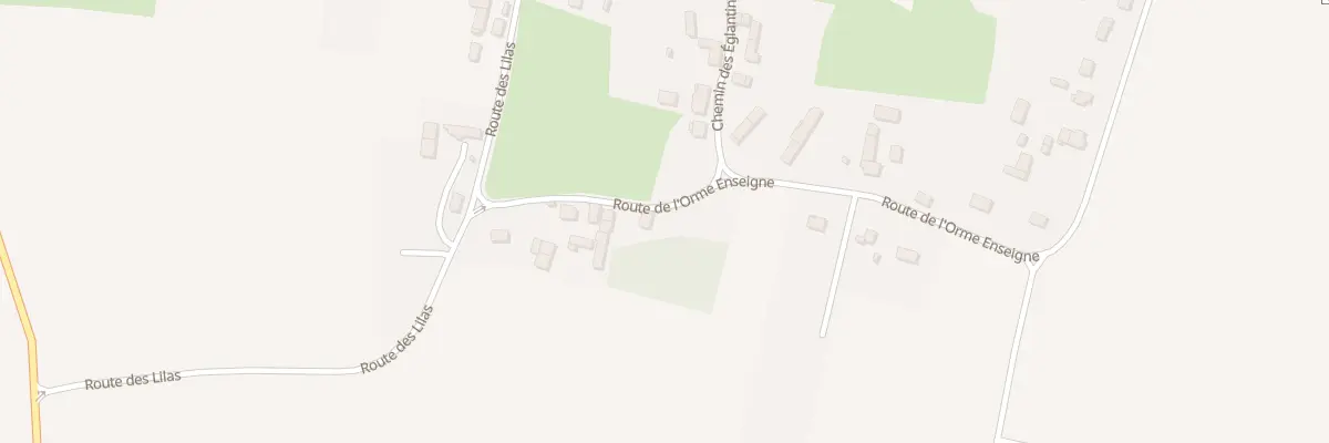 Plan du 9 Rte de l’Orme Enseigne à Soulangis