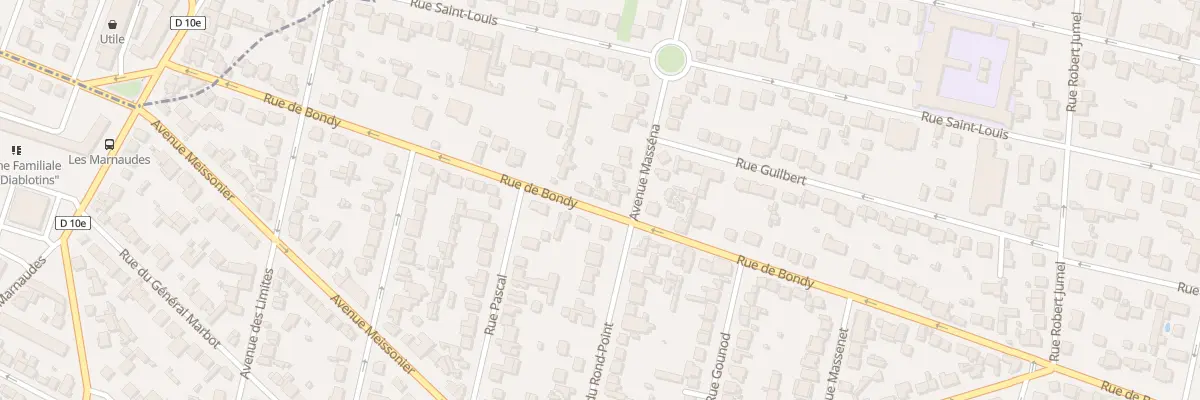 Plan du 94 Rue de Bondy à Villemomble