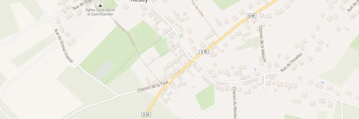 Plan du 4B Rue de Léguillon à Rosoy