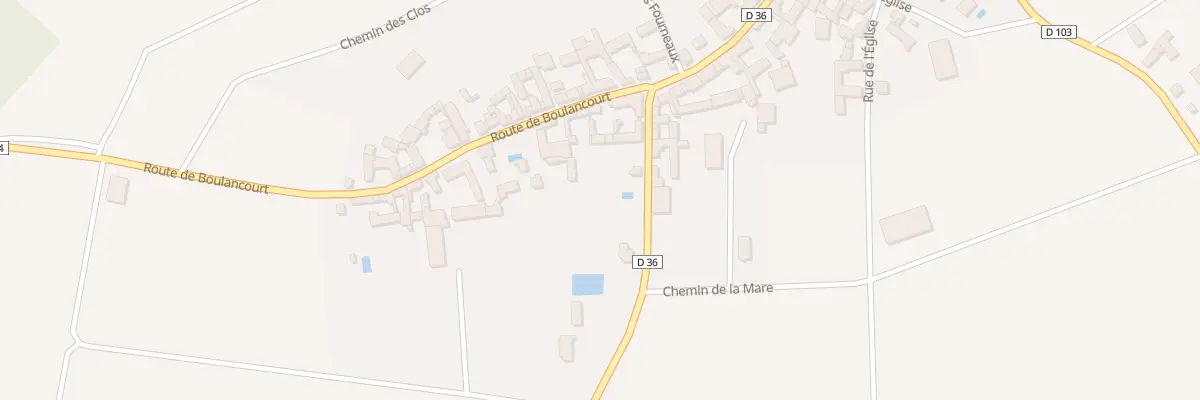 Plan du 3 Rte de Boulancourt à Fromont