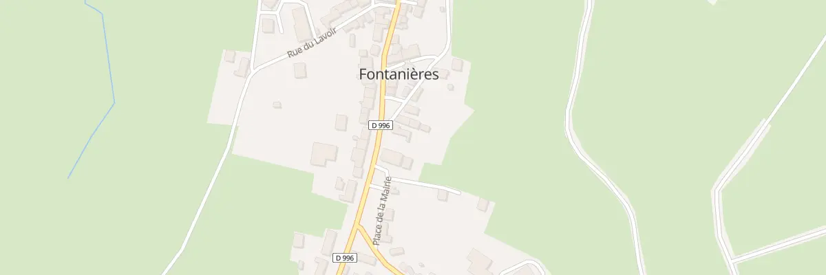 Plan du 2 Pl de la Bascule à Fontanières