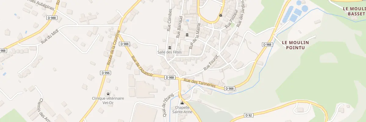 Plan du 6 Rue de l’Eglise à Auzances