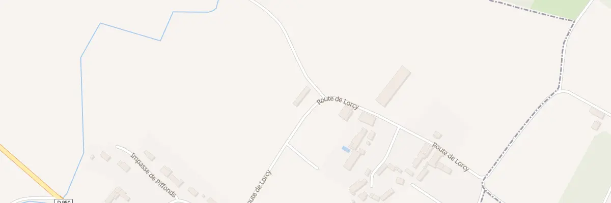 Plan du 35 Rte de Lorcy à Mézières-en-Gâtinais