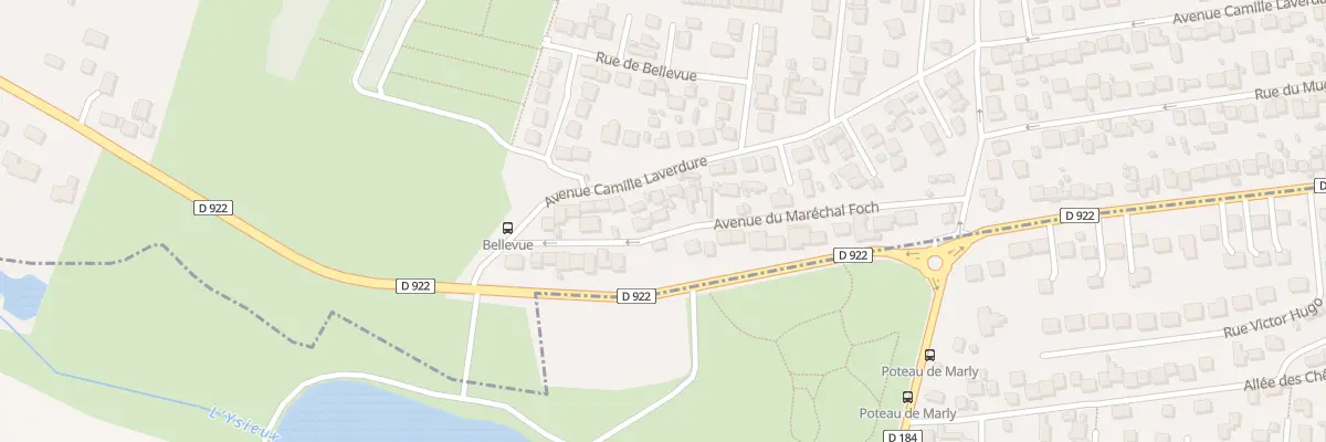 Plan du 24 Rue du Marechal Foch à Fosses