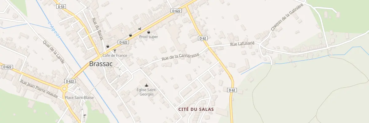 Plan du 16 Che de la Carriérasse à Brassac