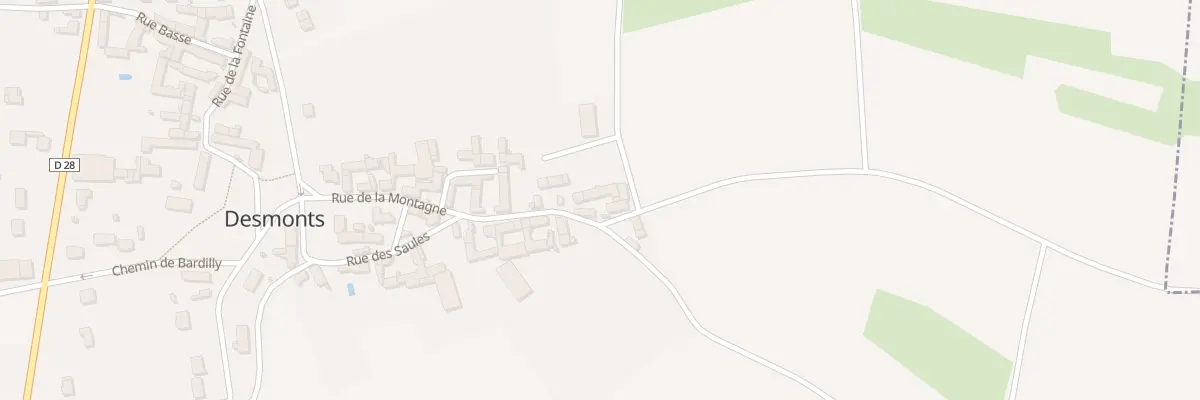 Plan du 21 Rue de la Montagne à Desmonts