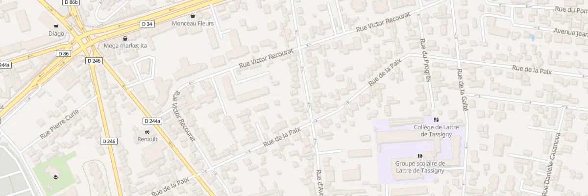 Plan du 57B Rue d’Avron au Perreux-sur-Marne