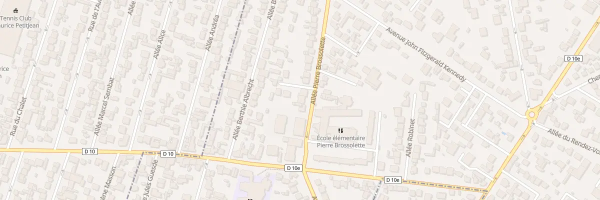 Plan du 17 All Pierre Brossolette aux Pavillons-sous-Bois