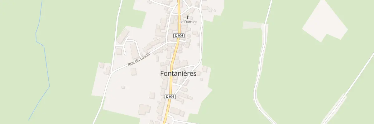 Plan du 5 Rue de la Fontaine de l’Anier à Fontanières