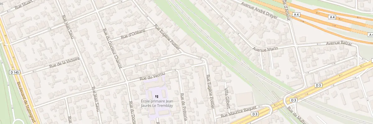 Plan du 27 Rue Eugène Pottier à Champigny-sur-Marne