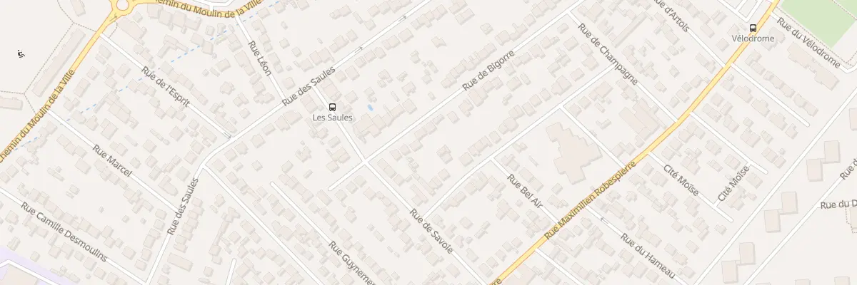 Plan du 12 Rue de Bigorre à Aulnay-sous-Bois
