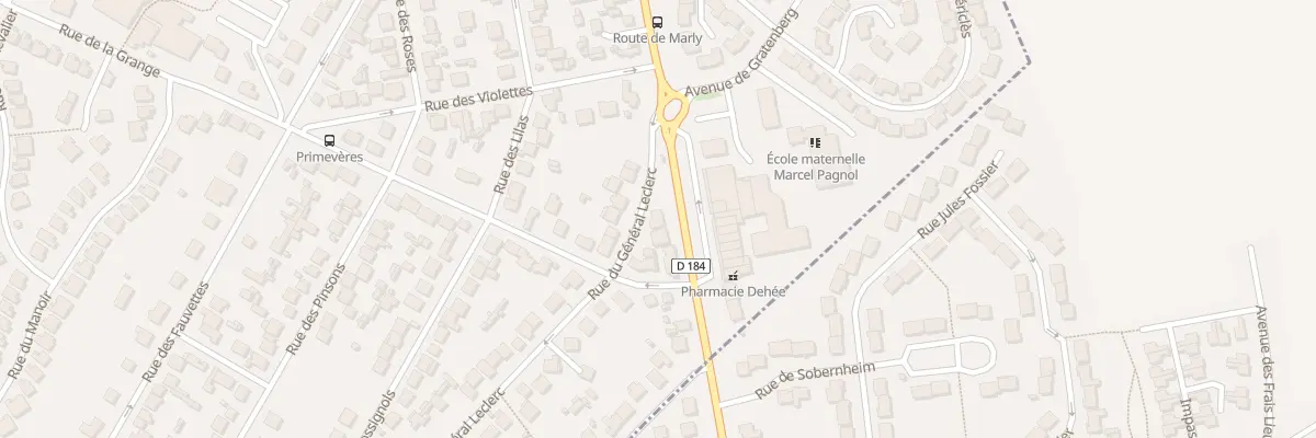 Plan du 1 Rue du Général Leclerc à Puiseux-en-France