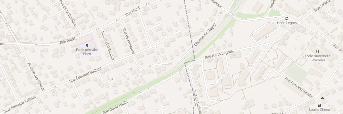 Plan du 23 Che du Bas Gagny à Limeil-Brévannes