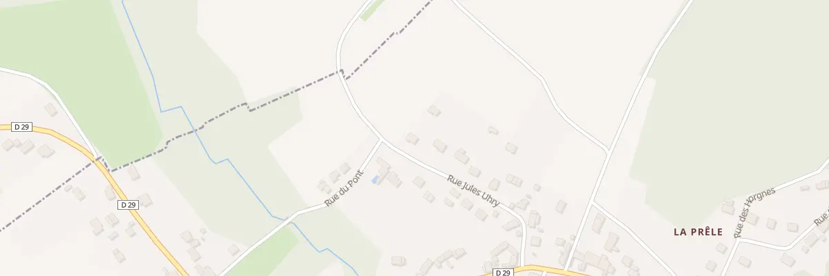 Plan du 22 Rue Jules Uhry à Angicourt