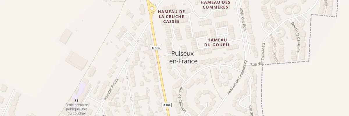 Plan du 41 Hameau de la Cruche Cassée à Puiseux-en-France